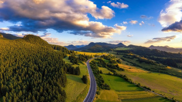 Картинка liptov slovakia природа дороги