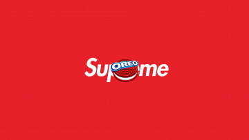 Картинка бренды -+другое печенье supreme oreo красный фон бренд