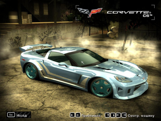 Обои картинки фото corvette, видео, игры, need, for, speed, most, wanted