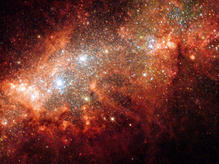 обоя ngc, 1569, космос, галактики, туманности