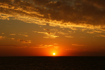 Картинка природа восходы закаты вечер океан вода солнце море