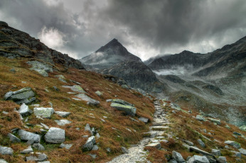 Картинка австрийские альпы природа горы