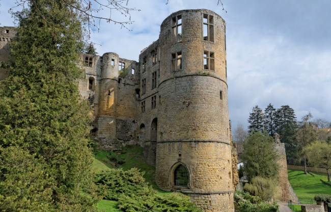 Обои картинки фото beaufort, castle, ruin, luxembourg, города, дворцы, замки, крепости, руины, замок