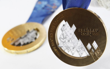 Картинка разное награды ленты медали сочи олимпийские