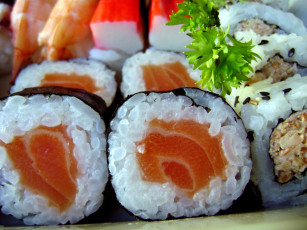 Картинка еда рыба +морепродукты +суши +роллы кухня японская роллы