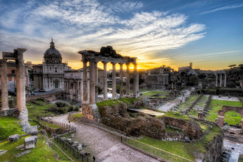 обоя roman forum, города, рим,  ватикан , италия, антик