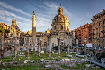 Картинка trajan`s+forum города рим +ватикан+ италия антик