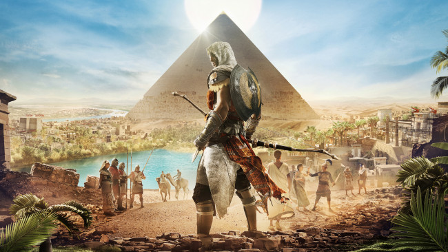 Обои картинки фото видео игры, assassin`s creed,  origins, шутер, assassin's, creed, origins, action