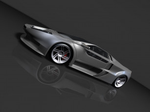 Картинка v8 twin turbo concept design by stefan schulze автомобили 3д