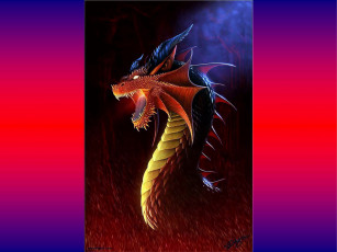 Картинка дракон инферно фэнтези драконы
