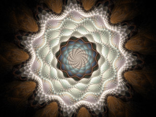 Картинка 3д графика fractal фракталы узор стиль