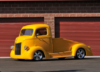 обоя автомобили, ford trucks, truck, yellow, custom