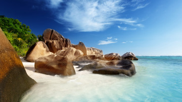 Картинка природа тропики камни острова пейзаж океан