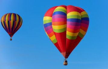 Картинка авиация воздушные+шары спорт небо шары