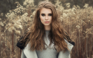 Картинка девушка девушки -unsort+ брюнетки темноволосые модель joanna+latanska