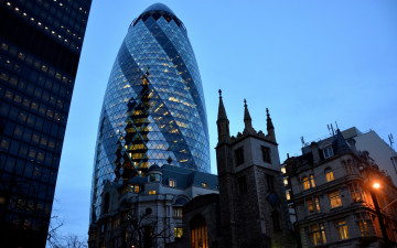 Картинка города лондон+ великобритания англия здание архитектура европа