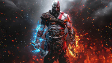 Картинка видео+игры god+of+war +ragnarok kratos god of war
