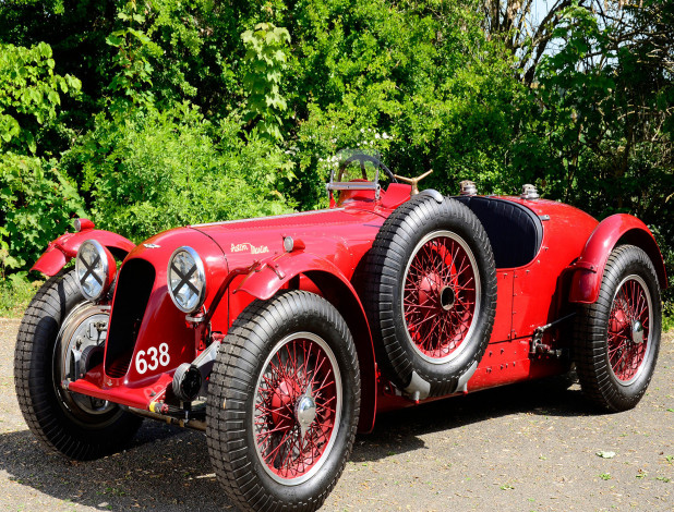 Обои картинки фото автомобили, классика, aston, martin, legends, 1939, 2-litre, speed, model
