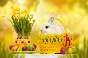 Картинка животные кролики +зайцы яйца пасха кролик пасхальные