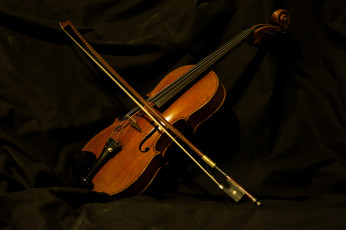 Картинка музыка музыкальные+инструменты скрипка смычок