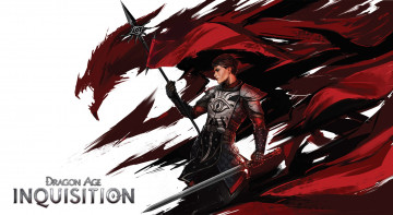 Картинка видео+игры dragon+age+iii +inquisition меч bioware art cassandra pentaghast копье dragon age inquisition