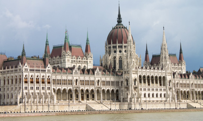 Обои картинки фото города, будапешт , венгрия, город, будапешт, парламент