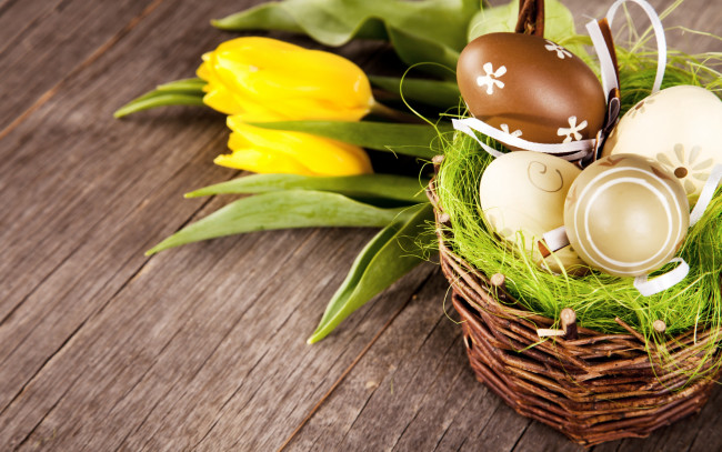 Обои картинки фото праздничные, пасха, весна, яйца