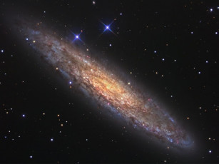Картинка ngc 253 островная вселенная космос галактики туманности