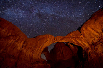 Картинка космос звезды созвездия ночь природа горы