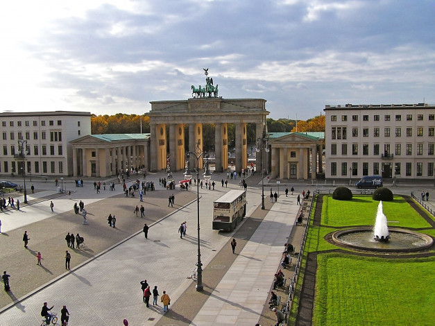 Обои картинки фото города, берлин, германия, панорама