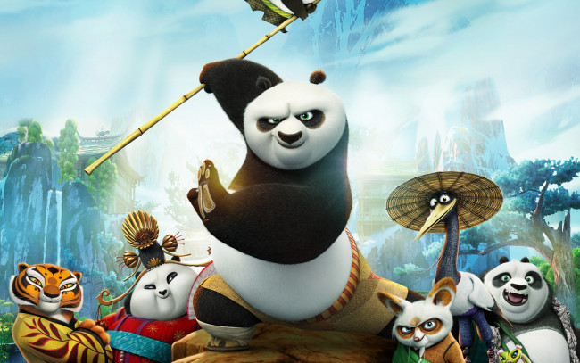 Обои картинки фото мультфильмы, kung fu panda 3, kung, fu, panda, 3