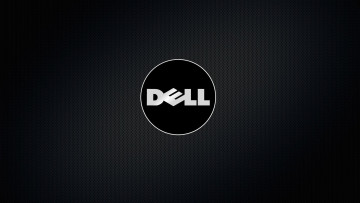Картинка компьютеры dell фон логотип