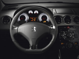 Картинка peugeot 308 gti hatchback автомобили спидометры торпедо