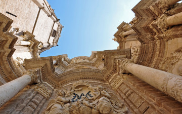 Картинка valencia cathedral spain города исторические архитектурные памятники