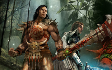 Картинка stronghold kingdoms видео игры воин рыцарь варвар