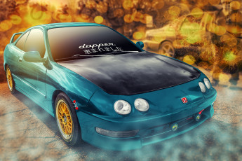 Картинка dapper+honda+integra автомобили honda спорткар