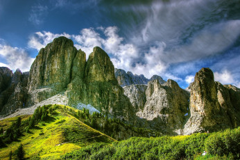 Картинка доломитовые+альпы+швейцария природа горы доломитовые альпы швейцария