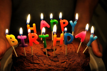 Картинка праздничные день+рождения торт свечи