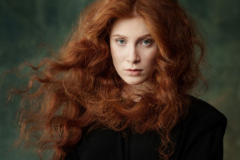 Картинка девушки -+лица +портреты рыжие волосы катя лебедева
