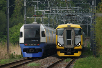 Картинка техника локомотивы синий желтый локомотив