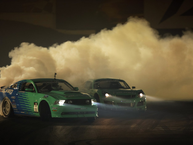 Обои картинки фото спорт, drift, дым