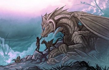 Картинка фэнтези драконы когти крылья