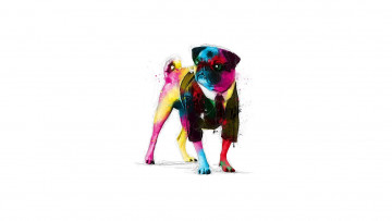 Картинка рисованные минимализм собака