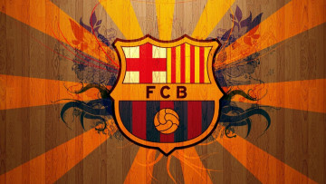 обоя спорт, эмблемы клубов, logo, barcelona, фон