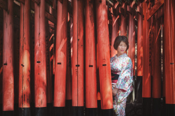 Картинка девушки -unsort+ азиатки азиатка юката традиционный наряд