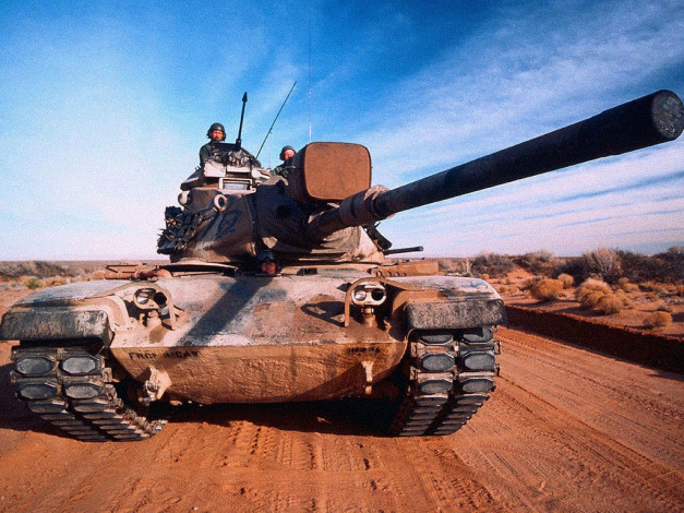 Обои картинки фото техника, военная, гусеничная, бронетехника, танк, м60а3