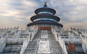 обоя china, altar, of, heaven, города, пекин, китай, лестница, храм