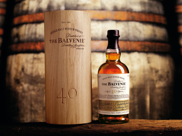 Обои картинки фото scotch, whisky, бренды, the, balvenie, виски, бутылка, бочка