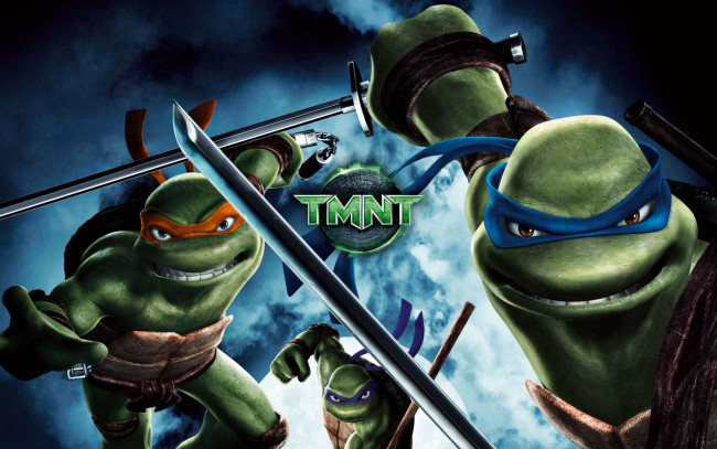 Обои картинки фото Черепашки, ниндзя, мультфильмы, tmnt, мутанты, teenage, mutant, ninja, turtles