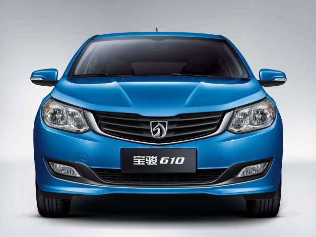 Обои картинки фото автомобили, baojun, 610, 5, синий